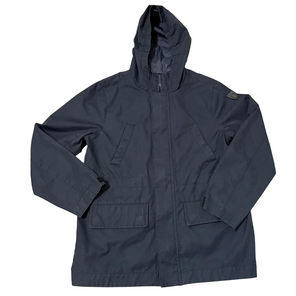 Polo Ralph Lauren Boys Navy Blue Hooded Parka Jacket Size L 14-16